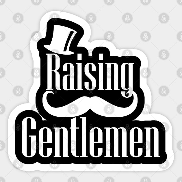 Raising Gentlemen Sticker by Choukri Store